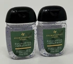 2 New Bath & Body Works Pocketbac Hand Sanitizers Eucalyptus + Spearmint Aroma. Fixed Price $6.99.