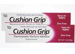 Cushion Grip Thermoplastic Denture Adhesive - 1 Oz, Pack Of 2. Fixed Price $23.99.