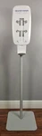 New Purell Gojo 2424-ds Floor Stand Light Gray For Tfx Dispenser. Fixed Price $18.00.