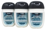 X3 Coconut Pina Colada Bath Body Works Moisturizing Hand Sanitizer Anti Bac. Fixed Price $12.79.