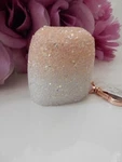 Bath & Body Works Ombre Peach Bling Pocket *bac Holder Keychain Clip Case. Fixed Price $18.00.