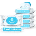 Wonderful Flushable Wipes, Unscented 100% Plant-based Wet Butt Wipe For Adults &. Fixed Price $35.77.