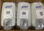 6 Pack Purell Push Hand Dispenser 2120-06 In Dove Gray. Fixed Price $80.00.