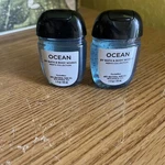 Bath & Body Works Ocean Men's Anti-bacterial Hand Sanitizer Gel Pocket Pac Lot 2. Fixed Price $7.00.