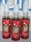 Bath Body Works Winter Candy Apple Anti Bacterial Hand Spray 1 Oz Lot Of 3. Fixed Price $16.99.
