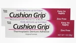 Cushion Grip Thermoplastic Denture Adhesive - 1 Oz, Pack Of 2. Fixed Price $21.99.