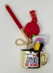 Bath & Body Works Teacher Mug Pen Pocketbac Holder Hand Sanitizer Case Clip. Fixed Price $19.99.