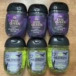 6-pack All New Disney Villains Pocketbac Sanitizers Bath & Body Works. Fixed Price $20.00.