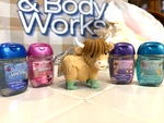New! Bath & Body Works Highland Cow Pocketbac Holder+4 Sanitizers. Fixed Price $28.95.