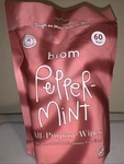 Biom Peppermint All-purpose Wipes Refills 60 Count 100% Plant-based Cruelty Free. Fixed Price $7.00.