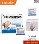 Convenient Sani-hands Hand Sanitizer Wipes - Kills 99.99% Germs, 100 Pack. Fixed Price $18.99.