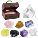 Crystals And Healing Stones, 21 Pcs Set, 7 Chakra Crystal Stone. Fixed Price $26.42.