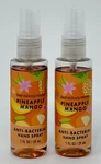 2 New Bath & Body Works Pineapple Mango Anti Bacterial Hand Spray Sanitizer Mist. Fixed Price $9.99.
