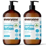 Everyone Nourishing Unscented Hand And Body Lotion 32 Oz Pack Of 2. Fixed Price $41.19.