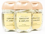 X3 Bath Body Works Pocketbac Hand Sanitizer Anti Bacterial Gel Sunshine & Lemons. Fixed Price $13.37.