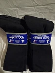 Debra Weitzner Diabetic Socks Loose Fit Top Black Men's Physician Approved. Fixed Price $21.25.
