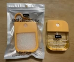 B .pure Hand Sanitizer & Case Brazilian Carmel Scented Limited Edition New. Fixed Price $8.66.