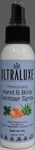 Ultraluxe Moisturizing Hand & Body Sanitizer Spray, 3.38 Oz. Fixed Price $12.95.