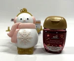 Bath & Body Works Snowman Pocketbac Sanitizer Holder With Gift Set. Fixed Price $19.95.