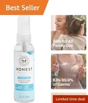 The Honest Company Plant-based Hand Sanitizer Spray - 2 Oz, Kills 99.9% Of Germs. Fixed Price $7.99.