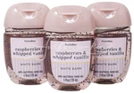 Bath Body Works Raspberry Whipped Vanilla Pocketbac Hand Sanitizer Gel 3pc Pink. Fixed Price $13.63.
