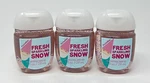 3 Bath & Body Works Fresh Sparkling Snow Gnome Pocketbac Anti Bacterial Hand Gel. Fixed Price $14.99.