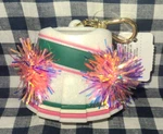 New Cheerleading Uniform Pom Poms Pocketbac Sanitizer Holder Bath & Body Works. Fixed Price $22.00.