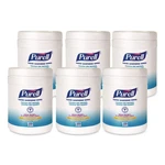 Purell 911306ct 6.75 In. X 6 Sanitizing Hand Wipes - White, (6/carton) New. Fixed Price $90.00.