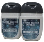 X2 Bath Body Works Frosted Coconut Snowball Moisturizing Hand Sanitizer Anti Bac. Fixed Price $12.29.