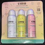 Emu- Everyone Must Use Hand Sanitizer Spray Travel Size 2.2oz. Tsa Approved. Fixed Price $12.88.