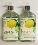 2 Bottles Clean & Beauty Lemon Moisturizing Hand Soap W/ Eucalyptus Oil 17 Oz. Fixed Price $29.99.