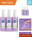 Portable Lavender Hand Sanitizer Spray 3 Travel Size Mists, 99.99% Germ Kill. Fixed Price $23.99.