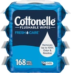 Cottonelle Fresh Care Flushable Wet Wipes, Adult 4 Flip-top Packs, 42. Fixed Price $15.28.