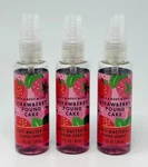 3 Bath & Body Works Strawberry Pound Cake Anti Bacterial Hand Spray Sanitizer. Fixed Price $14.99.