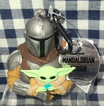Star Wars Grogu & The Mandalorian Pocketbac Sanitizer Holder Bath Body Works. Fixed Price $56.00.
