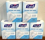 Purell Hand Sanitizer Cottony Soft Wipes 5 Box Of 24 Packs Individually Wrapped. Fixed Price $24.99.
