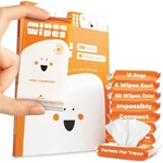 Impossibly Compact Travel Wipes - Skin-friendly Wet 6 Count (pack Of 10). Fixed Price $13.87.