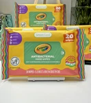 5 Pack Crayola Antibacterial Hand Wipes 20ct Kids Travel Camping Rare 100. Fixed Price $19.00.
