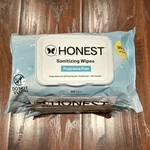 Honest Sanitizing Wipes Fragrance Free 65% Alcohol Kills 99.99% Germs 150 Ct Set. Fixed Price $11.00.