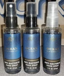 Bath & Body Works Ocean Anti Bacterial Hand Spray Travel 1 Oz Set Of 3. Fixed Price $14.99.
