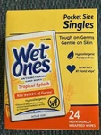 "wet Ones" Wipes -tropical Splash - 24 Count- 4 Boxes-free Shipping. Fixed Price $17.00.