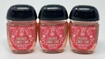 3 Bath Body Works Crushed Candy Cane Pocketbac Anti Bacterial Hand Gel Sanitizer. Fixed Price $14.99.