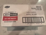 Beer Clean 90223 Sanitizer, 0.25 Oz. Pouch, Unscented, White, 100 Pk. Fixed Price $38.99.