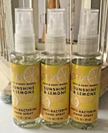 Bath & Body Works Sunshine Lemons Anti Bacterial Hand Sanitizer Spray 1 Oz Lot 3. Fixed Price $16.75.