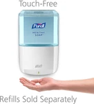 Es6 Automatic Hand Soap Dispenser - White, 1200ml Capacity For Refills. Fixed Price $14.57.