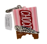 New Bath & Body Works Pink Bitten Chocolate Bar Pocketbac Holder Clip Valentine. Fixed Price $9.99.