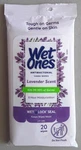 Wet Ones Wipes Hand Wipe Travel Pack 20 Count Lavender Scent. Fixed Price $1.99.