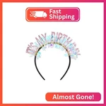 Cieher Birthday Headband For Women Girls - Crown, Tiara, Decorations, Pink It's. Fixed Price $8.60.