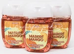Bath & Body Works Market Mango Pocketbac Hand Sanitizer Antibac Gel 3pc Orange. Fixed Price $14.99.