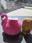 Bath & Body Works Flamingo Pocketbac Sanitizer Holder W/hand. Fixed Price $20.00.